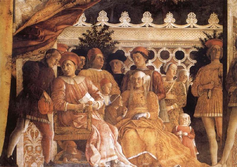 MANTEGNA, Andrea The Gonzaga Family and Retinue finished China oil painting art